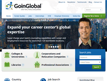 Tablet Screenshot of goinglobal.com